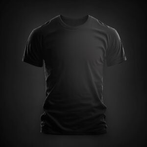 Colli Media Logo Tee product image — black t-shirt mockup with subtle blue accent on dark background